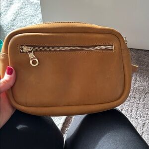 Parker Clay Tan Leather Women's Crossbody or beltbag